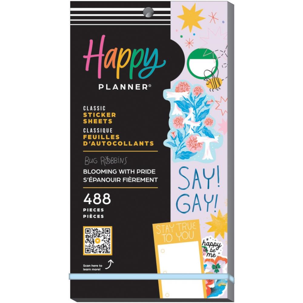 Me & My Big Ideas Happy Planner - Blooming With Pride Sticker Value Pack