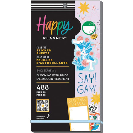 Me & My Big Ideas Happy Planner - Blooming With Pride Sticker Value Pack