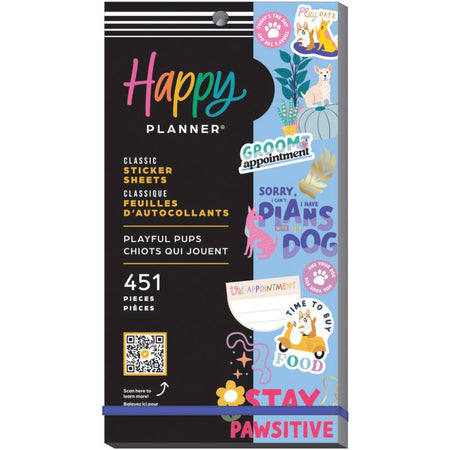 Me & My Big Ideas Happy Planner - Playful Pups Sticker Value Pack