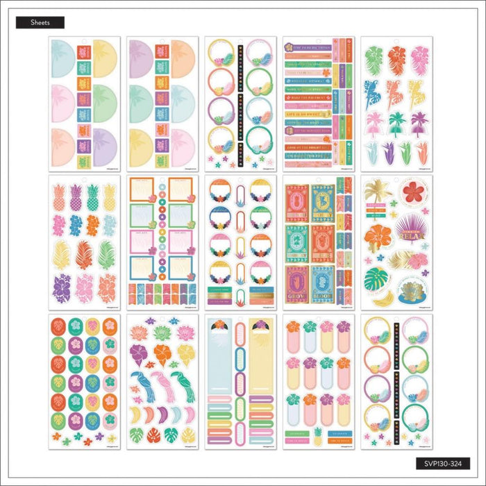 Me & My Big Ideas Happy Planner - Bold And Botanical Sticker Value Pack