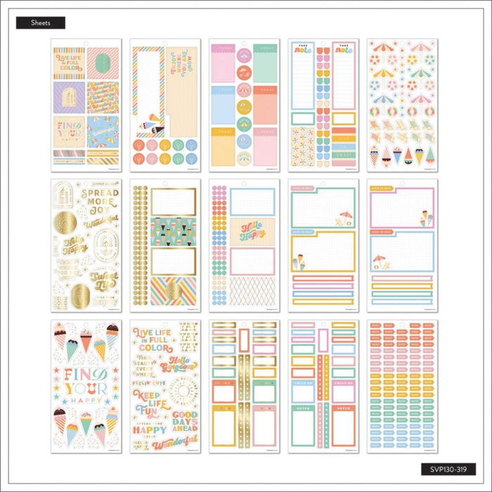 Me & My Big Ideas Happy Planner - Boardwalk Ice Cream Sticker Value Pack
