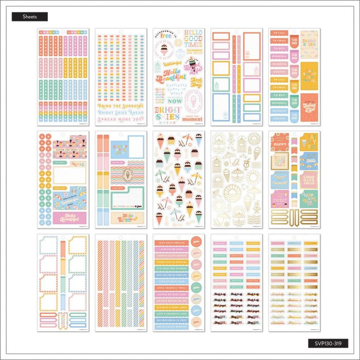 Me & My Big Ideas Happy Planner - Boardwalk Ice Cream Sticker Value Pack