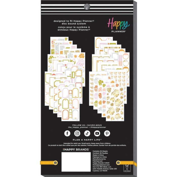 Me & My Big Ideas Happy Planner - Desert Thistle Sticker Value Pack