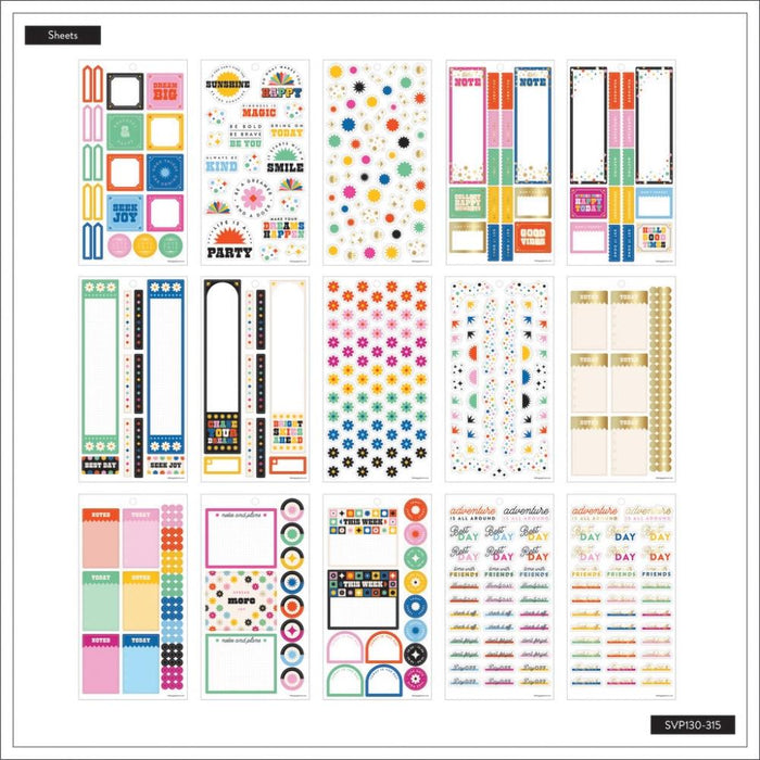 Me & My Big Ideas Happy Planner - Bright Pops Sticker Value Pack