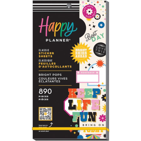 Me & My Big Ideas Happy Planner - Bright Pops Sticker Value Pack