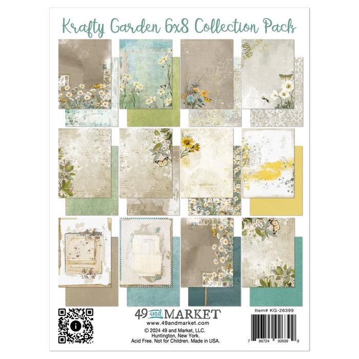 49 & Market Krafty Garden - 6x8 Collection Pack