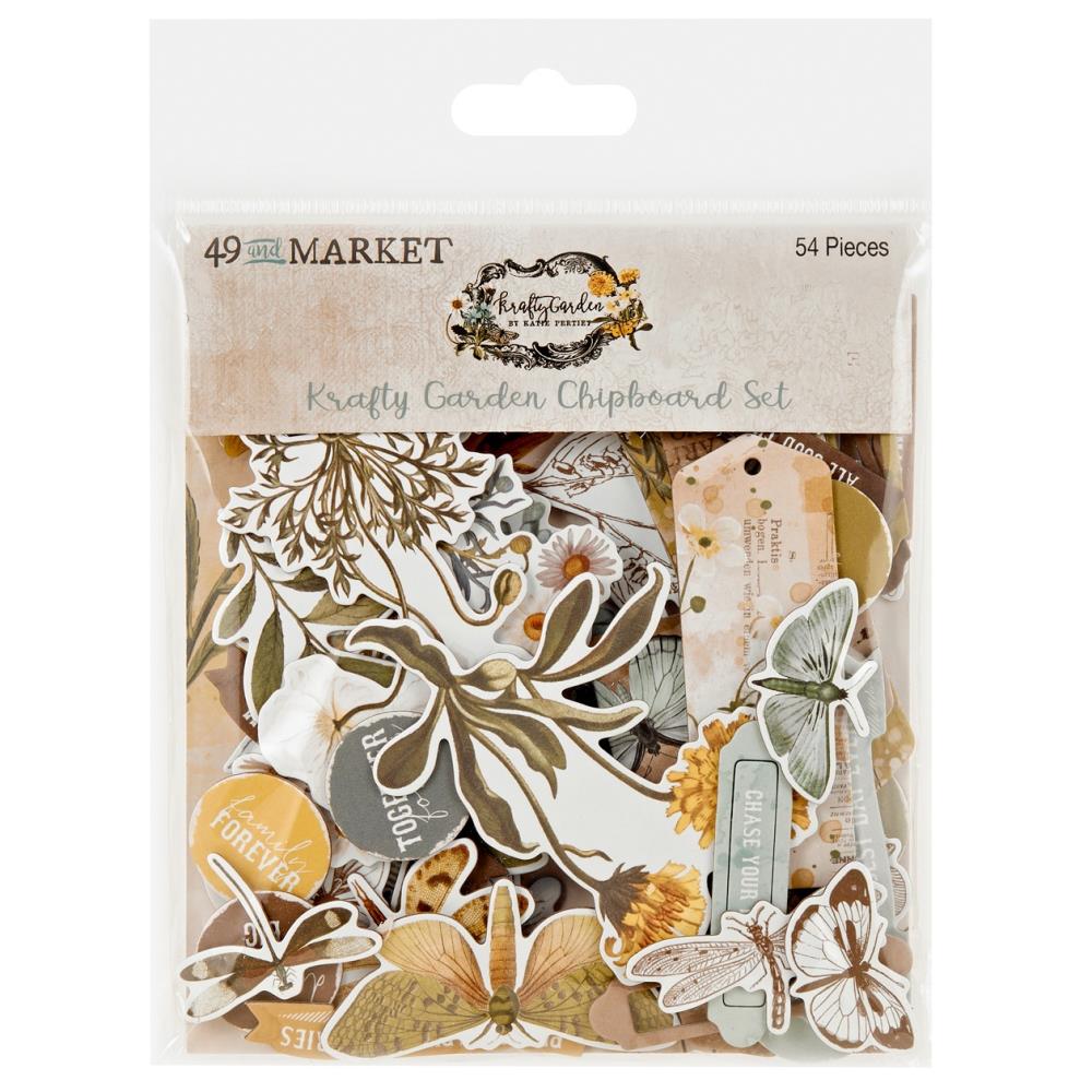 49 & Market Krafty Garden - Chipboard Set