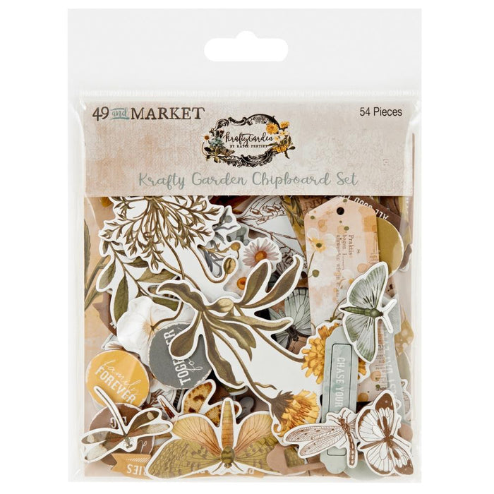 49 & Market Krafty Garden - Chipboard Set
