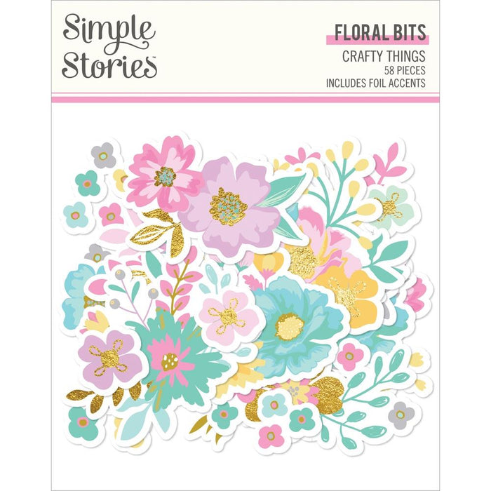 Simple Stories Crafty Things - Floral Bits & Pieces