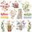 Simple Stories Simple Vintage Meadow Flowers - Chipboard Clusters