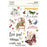 Simple Stories Simple Vintage Meadow Flowers - Rub-Ons