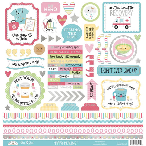 Doodlebug Design Happy Healing - This & That Stickers