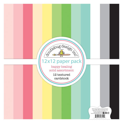 Doodlebug Design Happy Healing - 12x12 Textured Paper Pack