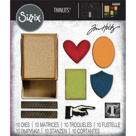 Sizzix Tim Holtz Thinlits Die - Vault Matchbox