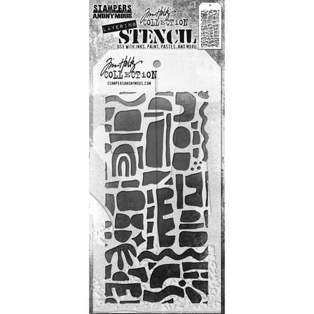 Tim Holtz Layering Stencil - Cutout Shapes 1