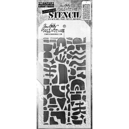 Tim Holtz Layering Stencil - Cutout Shapes 2