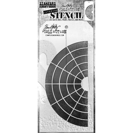 Tim Holtz Layering Stencil - Wheel