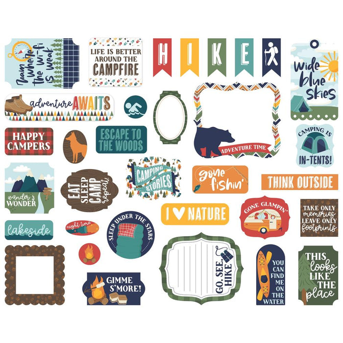 Echo Park Into The Wild - Ephemera Icons