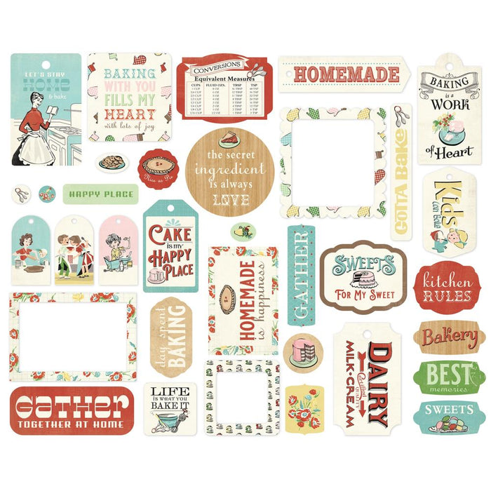 Carta Bella Roll With It - Ephemera Frames And Tags
