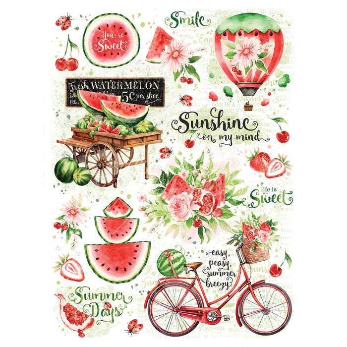 Graphic 45 Sunshine On My Mind - Rub-On Transfers