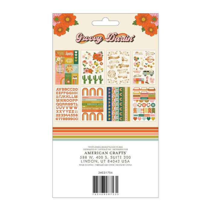 American Crafts Jen Hadfield Groovy Darlin' - Sticker Book