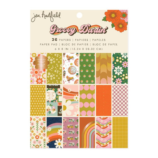 American Crafts Jen Hadfield Groovy Darlin' - 6x8 Pad