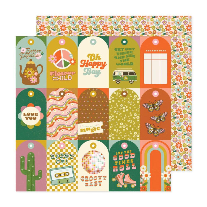 American Crafts Jen Hadfield Groovy Darlin' - Tags