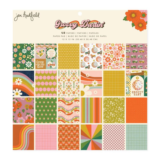 American Crafts Jen Hadfield Groovy Darlin' - 12x12 Pad