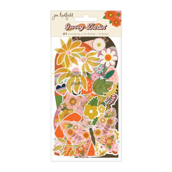 American Crafts Jen Hadfield Groovy Darlin' - Ephemera Icons
