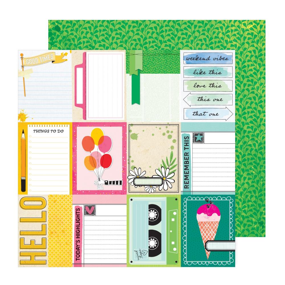 American Crafts Vicki Boutin Bold + Bright  - 3x4 Tags