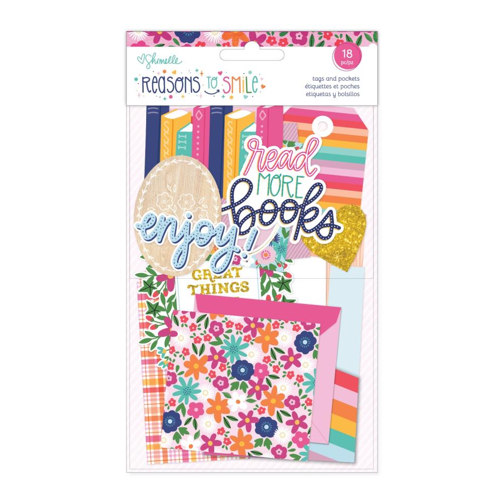 American Crafts Shimelle Reasons To Smile - Tags And Pockets