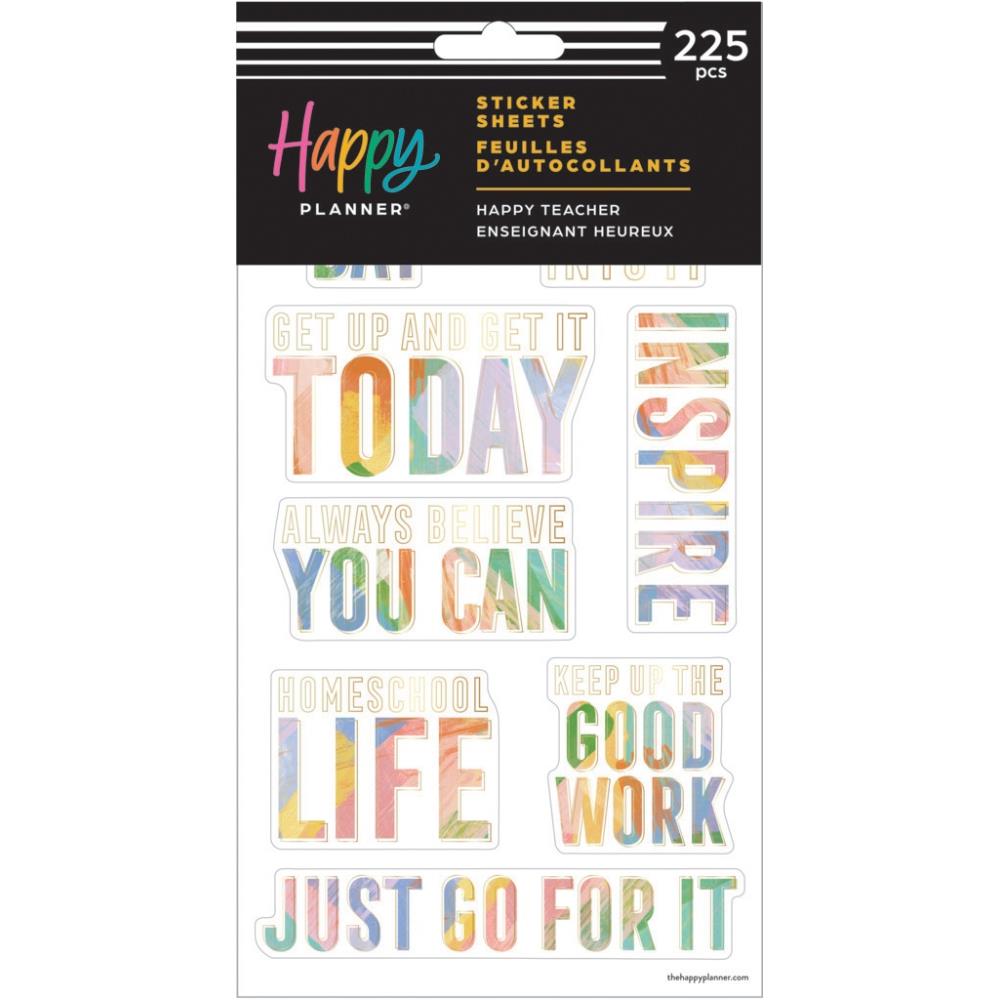 Me & My Big Ideas Happy Planner - Happy Teacher Sticker Sheets