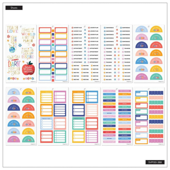 Me & My Big Ideas Happy Planner - Classroom Brights Sticker Value Pack
