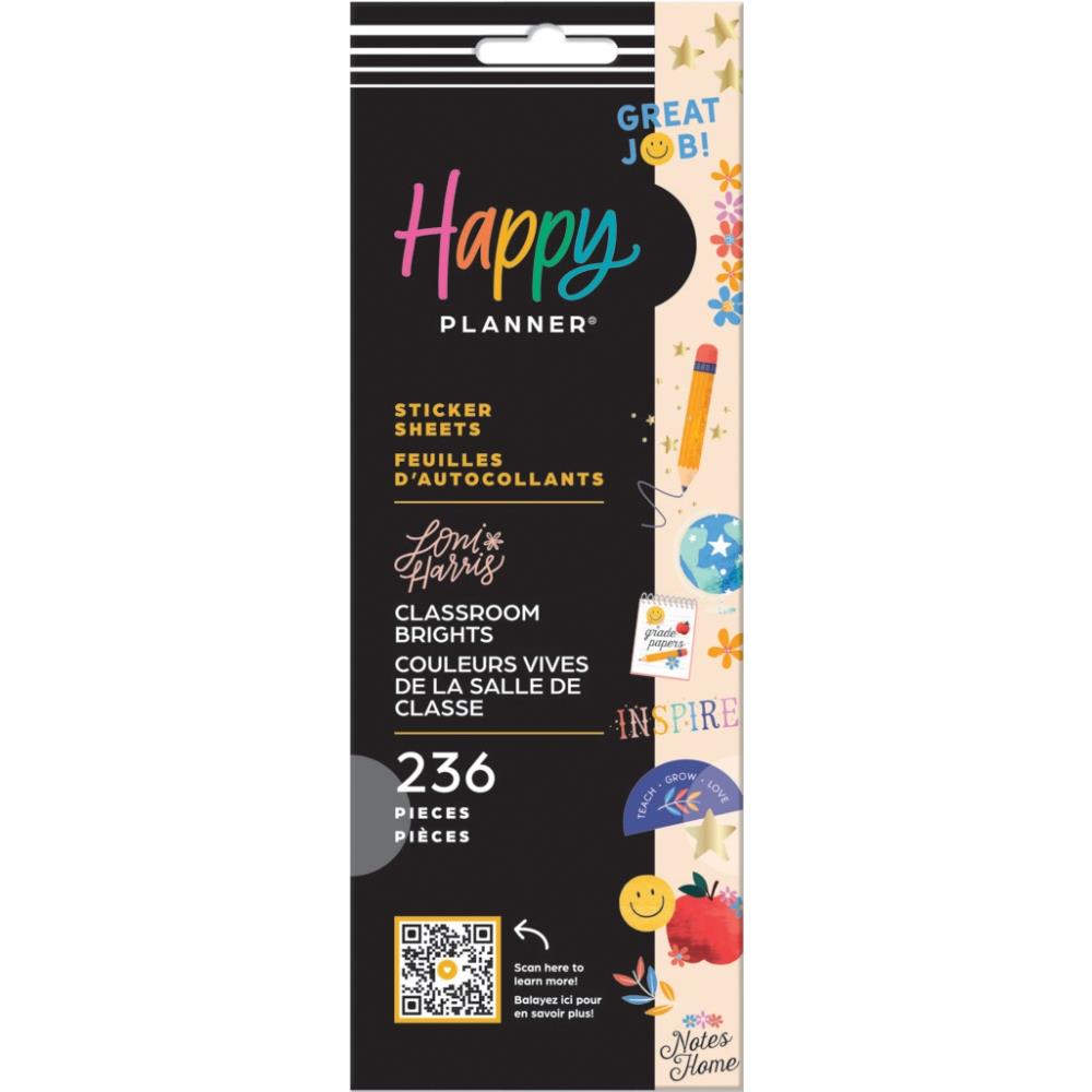 Me & My Big Ideas Happy Planner - Classroom Brights Sticker Sheets