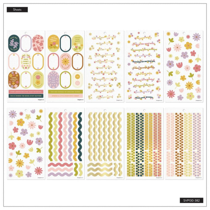 Me & My Big Ideas Happy Planner - Sunny Picnic Sticker Value Pack