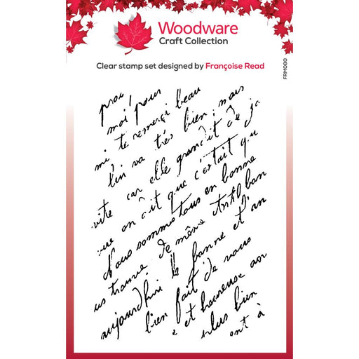 Woodware Clear Stamps - French Script