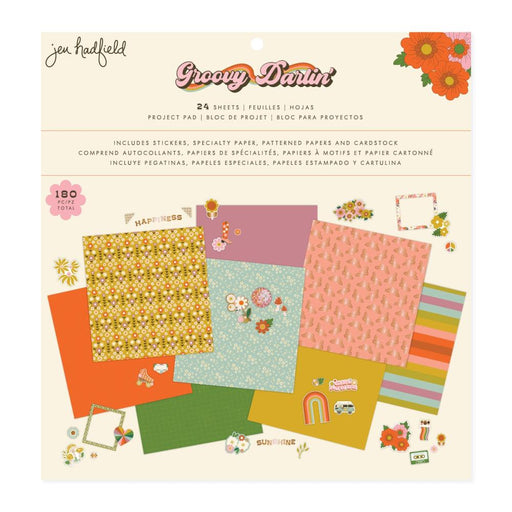 American Crafts Jen Hadfield Groovy Darlin' - 12x12 Project Pad