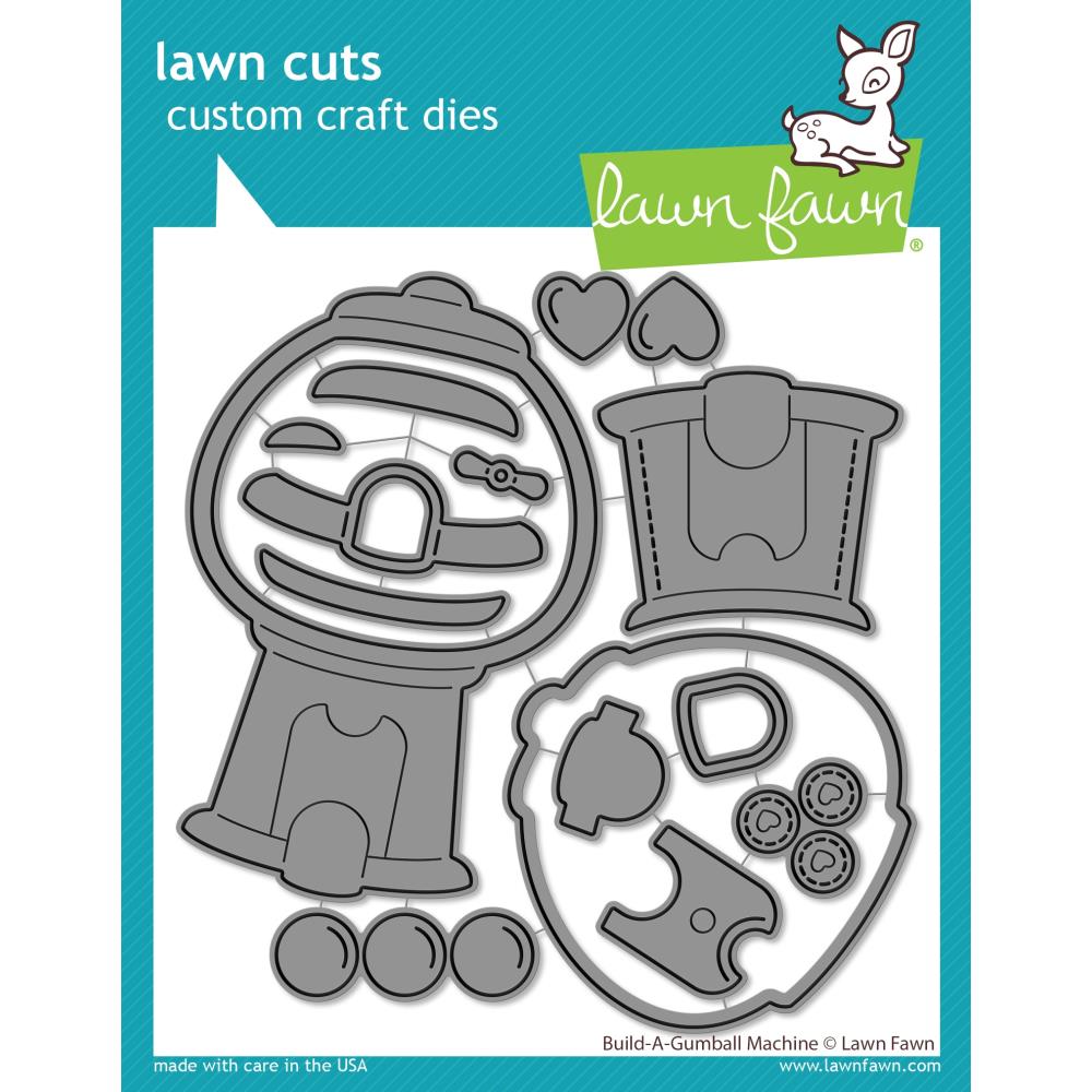 Lawn Fawn Craft Die - Build a Gumball Machine