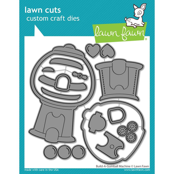Lawn Fawn Craft Die - Build a Gumball Machine