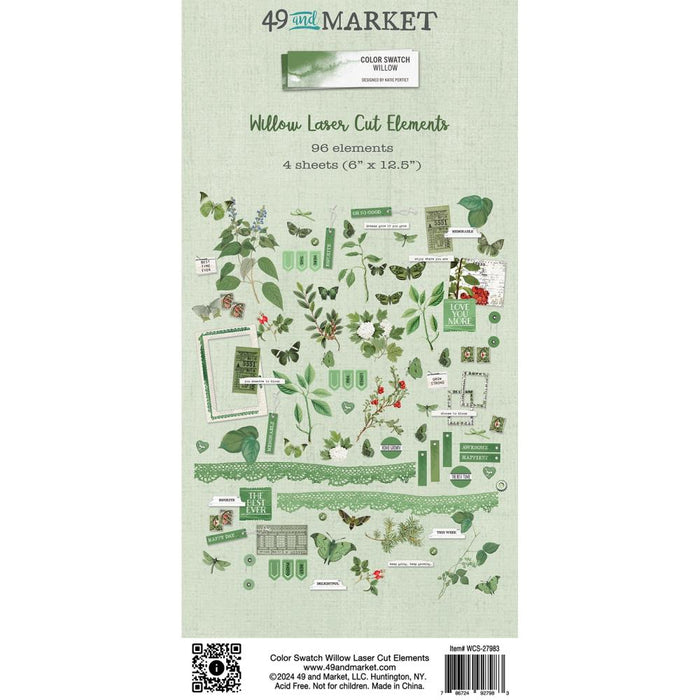 49 & Market Color Swatch Willow - Laser Cut Elements
