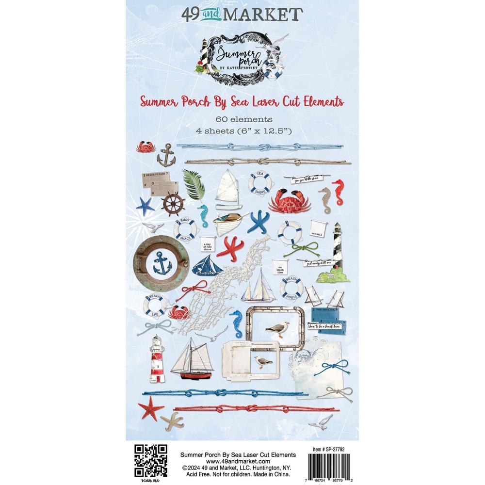 49 & Market Summer Porch - By Sea Laser Cut Out Elements