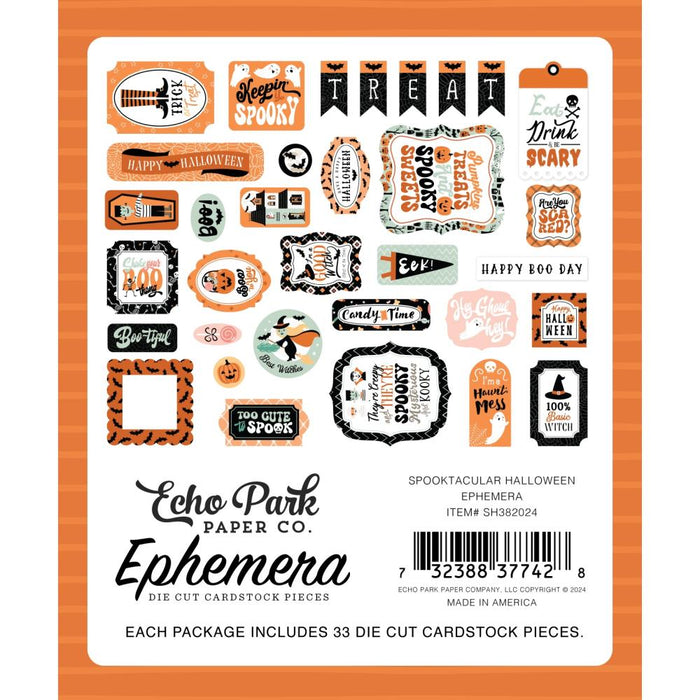 Echo Park Spooktacular Halloween - Ephemera Icons