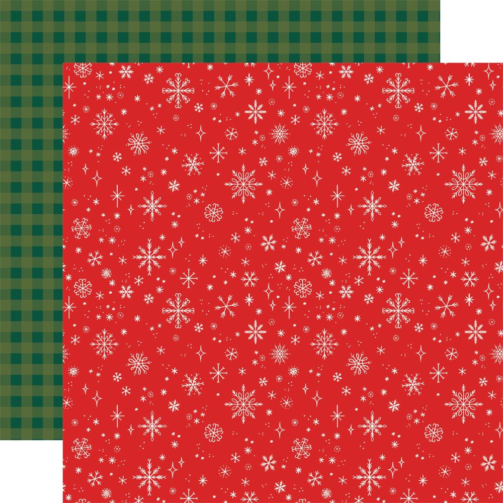 Echo Park Christmas Joy - Red Snowflakes