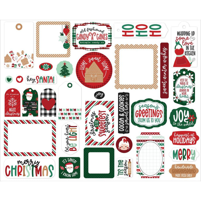 Echo Park Baking Spirits Bright - Ephemera Frames & Tags