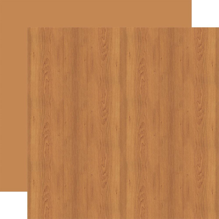 Echo Park Warm Wood Grains - Brown Wood Grain