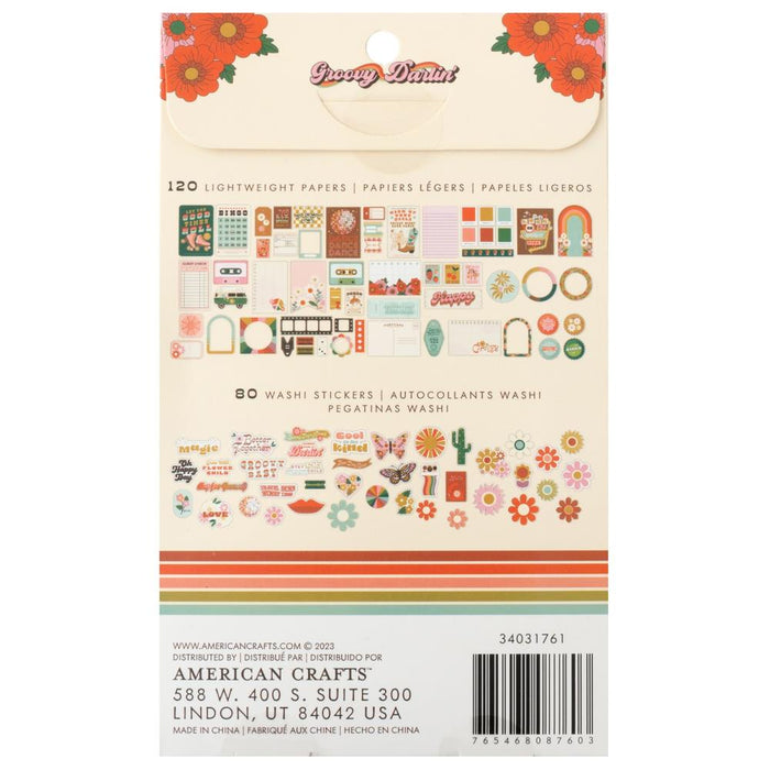 American Crafts Jen Hadfield Groovy Darlin' - Paperie Pack