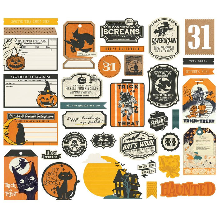 Simple Stories Simple Vintage Scary Stories - Journal Bits & Pieces