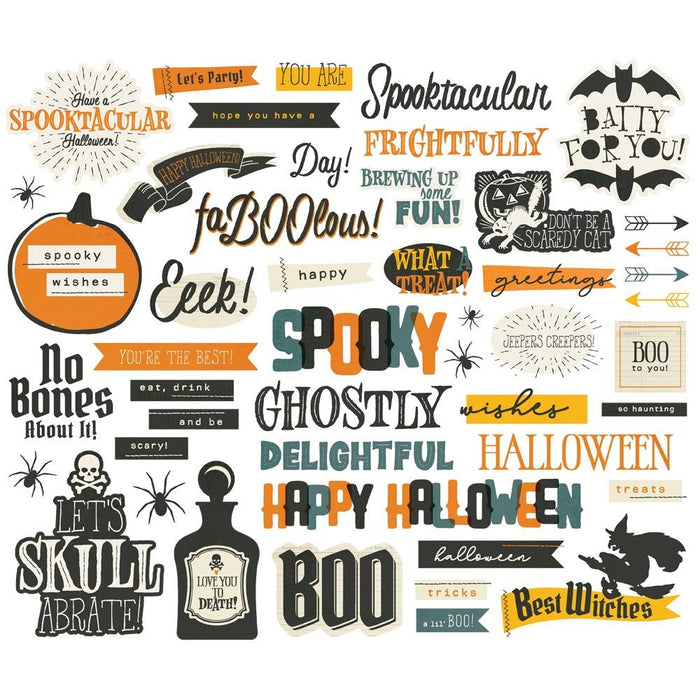 Simple Stories Simple Vintage Scary Stories - Sentiment Bits & Pieces