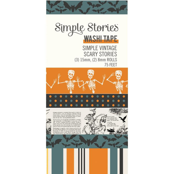 Simple Stories Simple Vintage Scary Stories - Washi Tape
