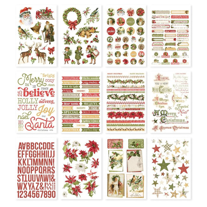 Simple Stories Simple Vintage Yuletide - Sticker Book